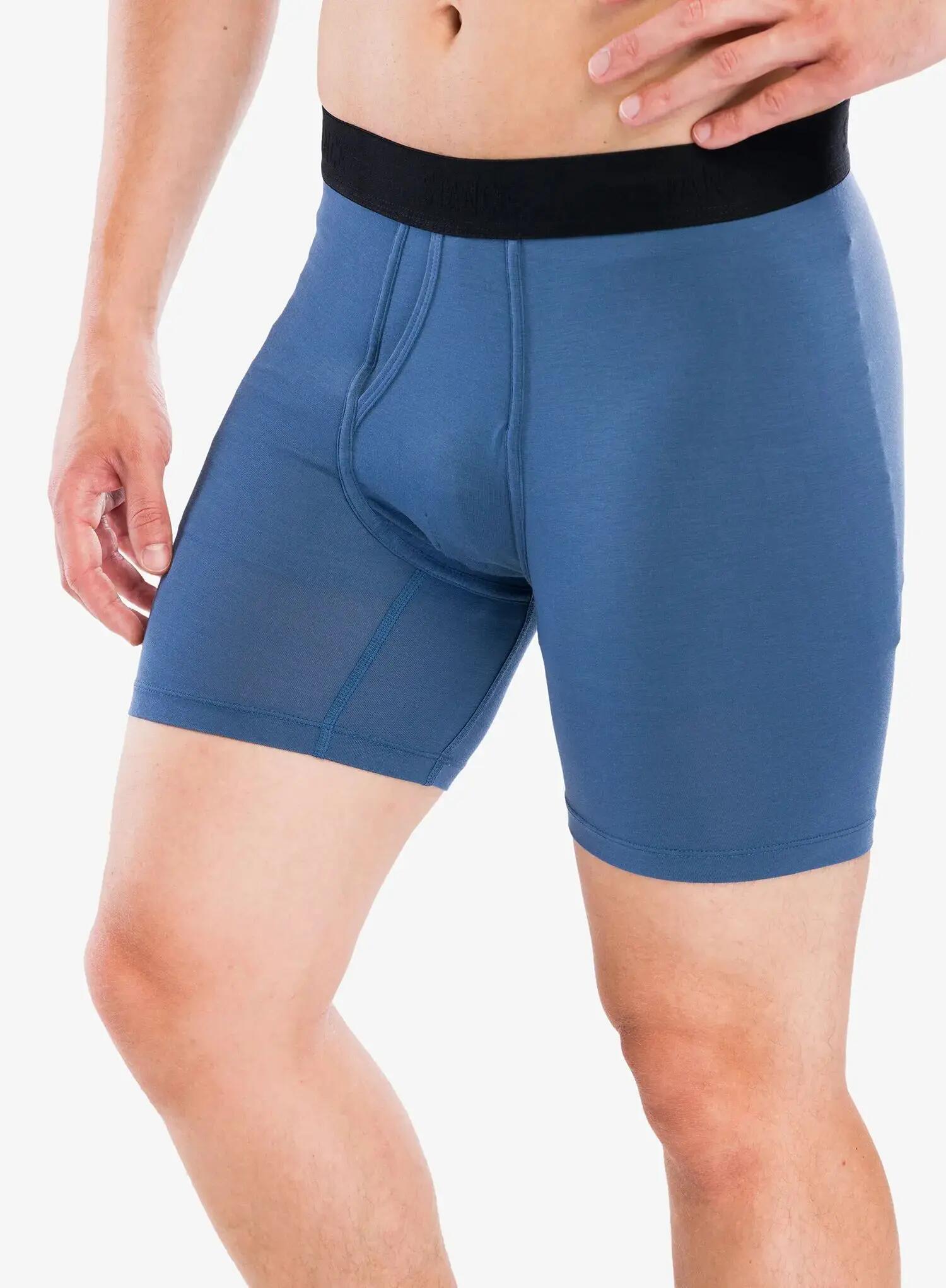 Bokserki termoaktywne męskie Stance Sea Blue Stripe Wholester 7/7