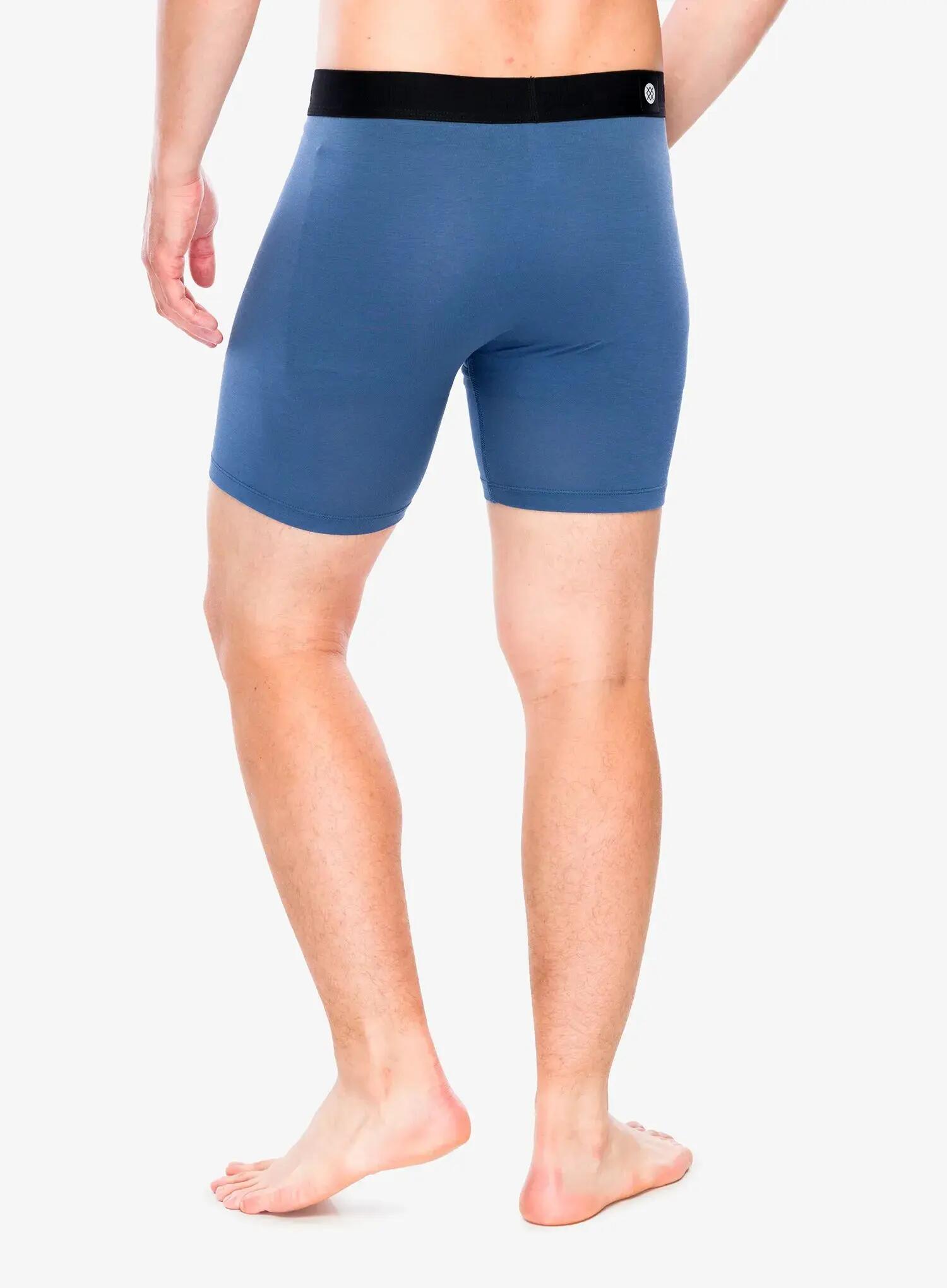 Bokserki termoaktywne męskie Stance Sea Blue Stripe Wholester 4/7