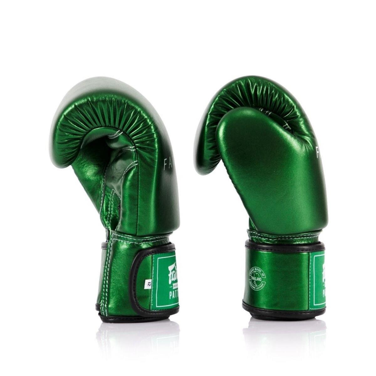 Boxhandschuhe Fairtex BGV22 Metallic Gruen 12oz 5/6