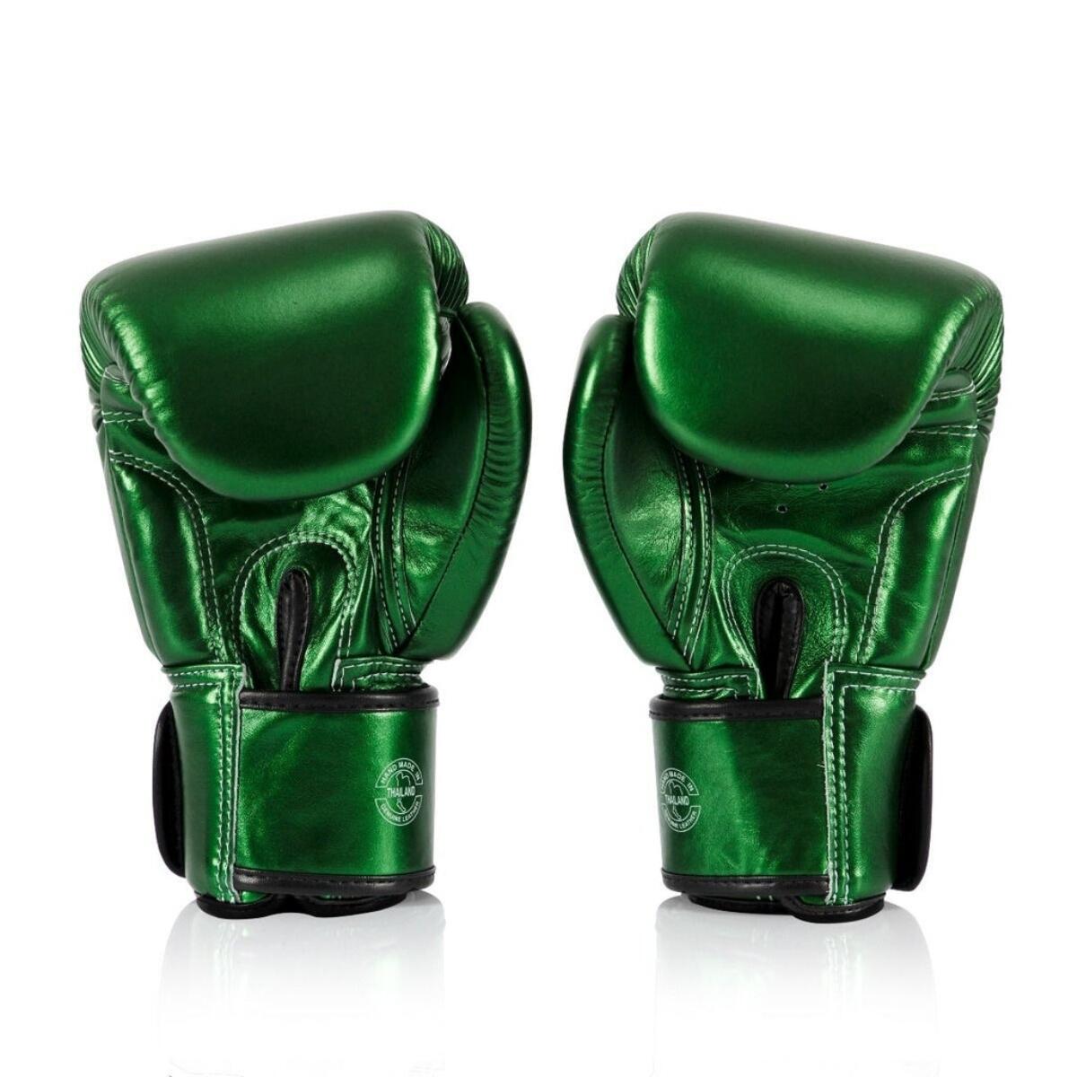 Boxhandschuhe Fairtex BGV22 Metallic Gruen 12oz 4/6