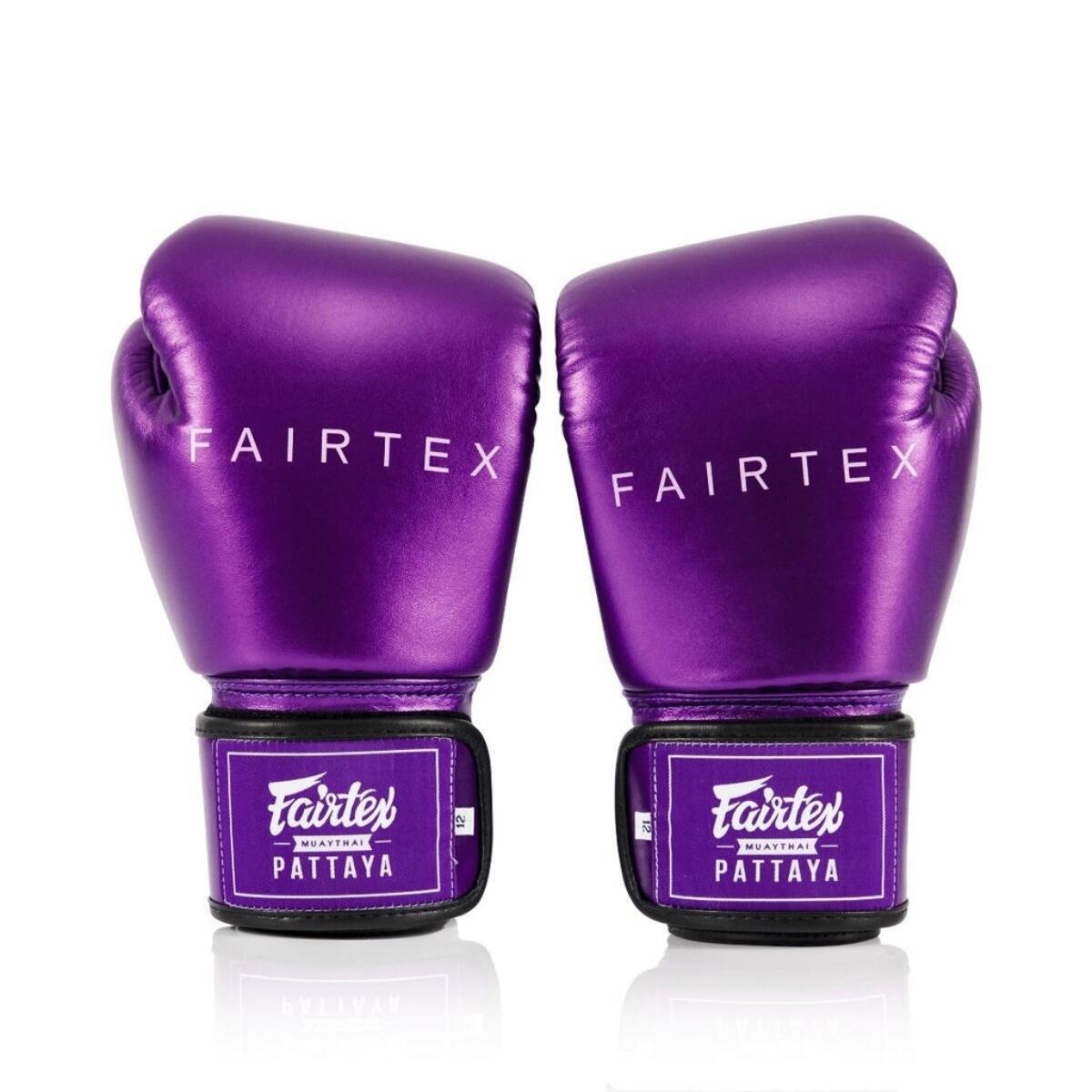 Gants de boxe Fairtex BGV22 Metallic Violet 14oz 6/7