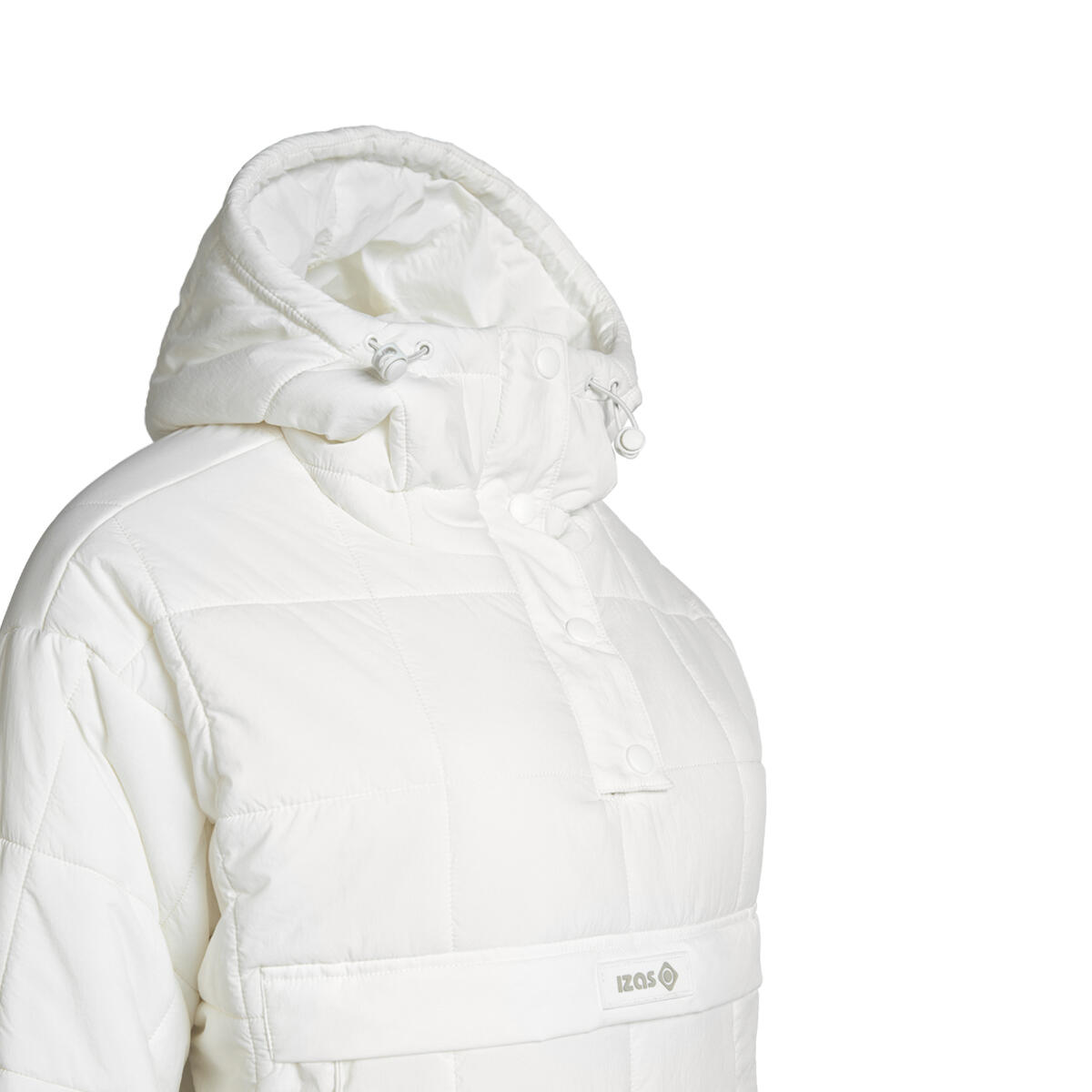 Cappotto a canguro da donna DAPHNE con cappuccio e tasca centrale con zip 3/5