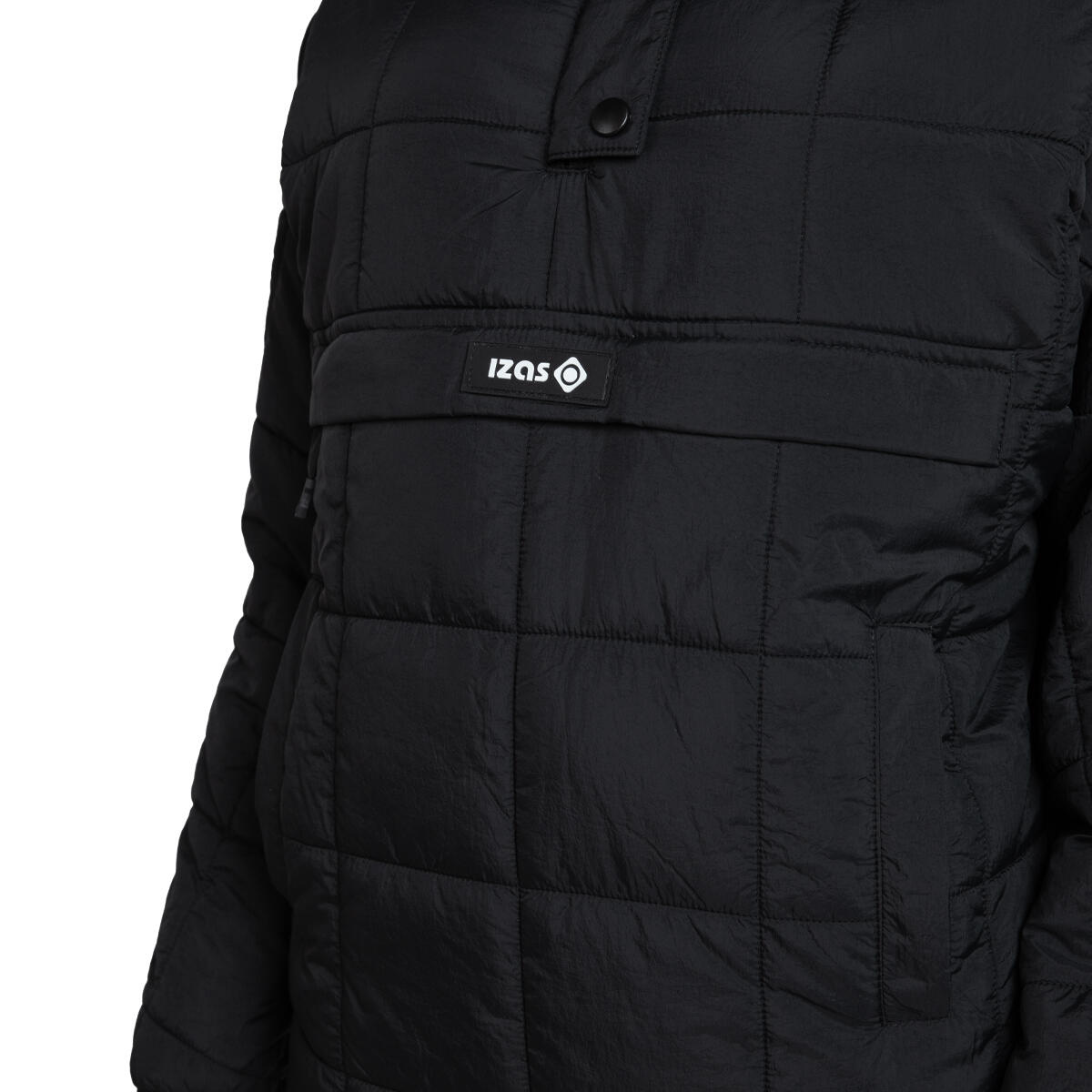Cappotto a canguro da donna DAPHNE con cappuccio e tasca centrale con zip 4/5