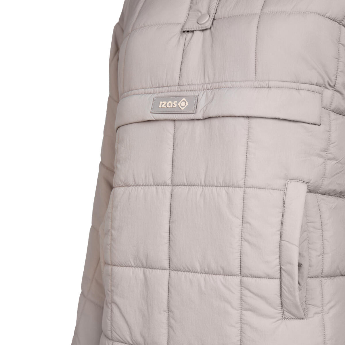 Cappotto a canguro da donna DAPHNE con cappuccio e tasca centrale con zip 4/5