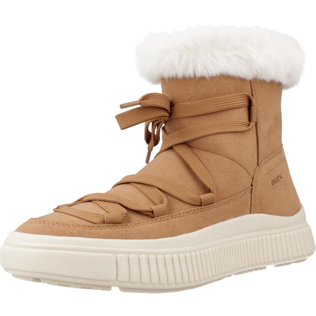 Buty GEOX J LAQUINNY GIRL Jasnobrązowy