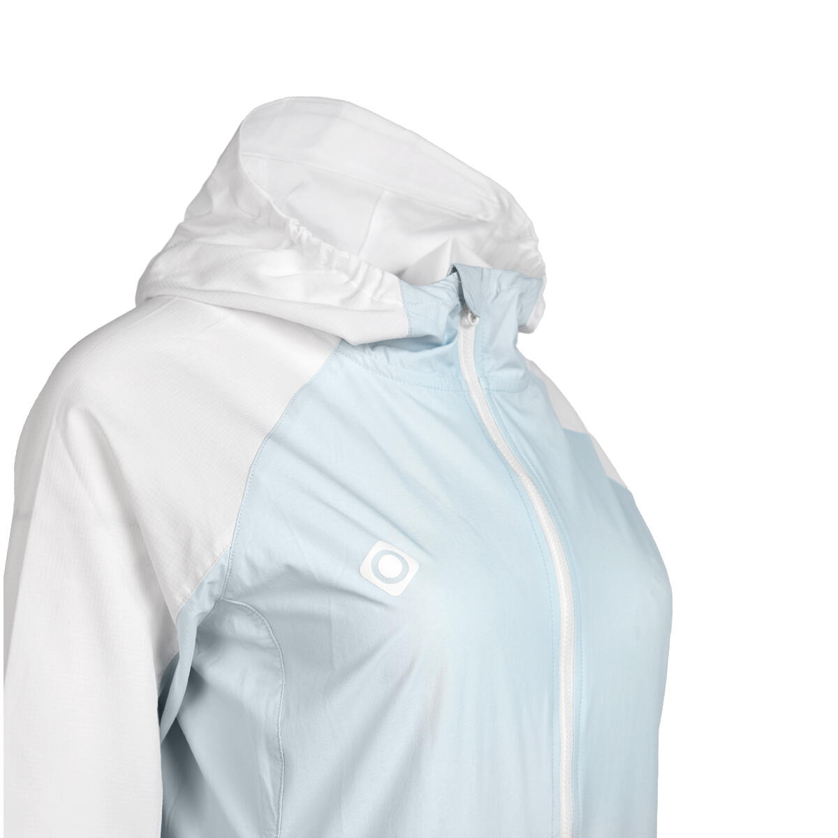 Izas Casaco leve AZUSA para mulher com capuz para corrida e trekking , ajustável 3/4
