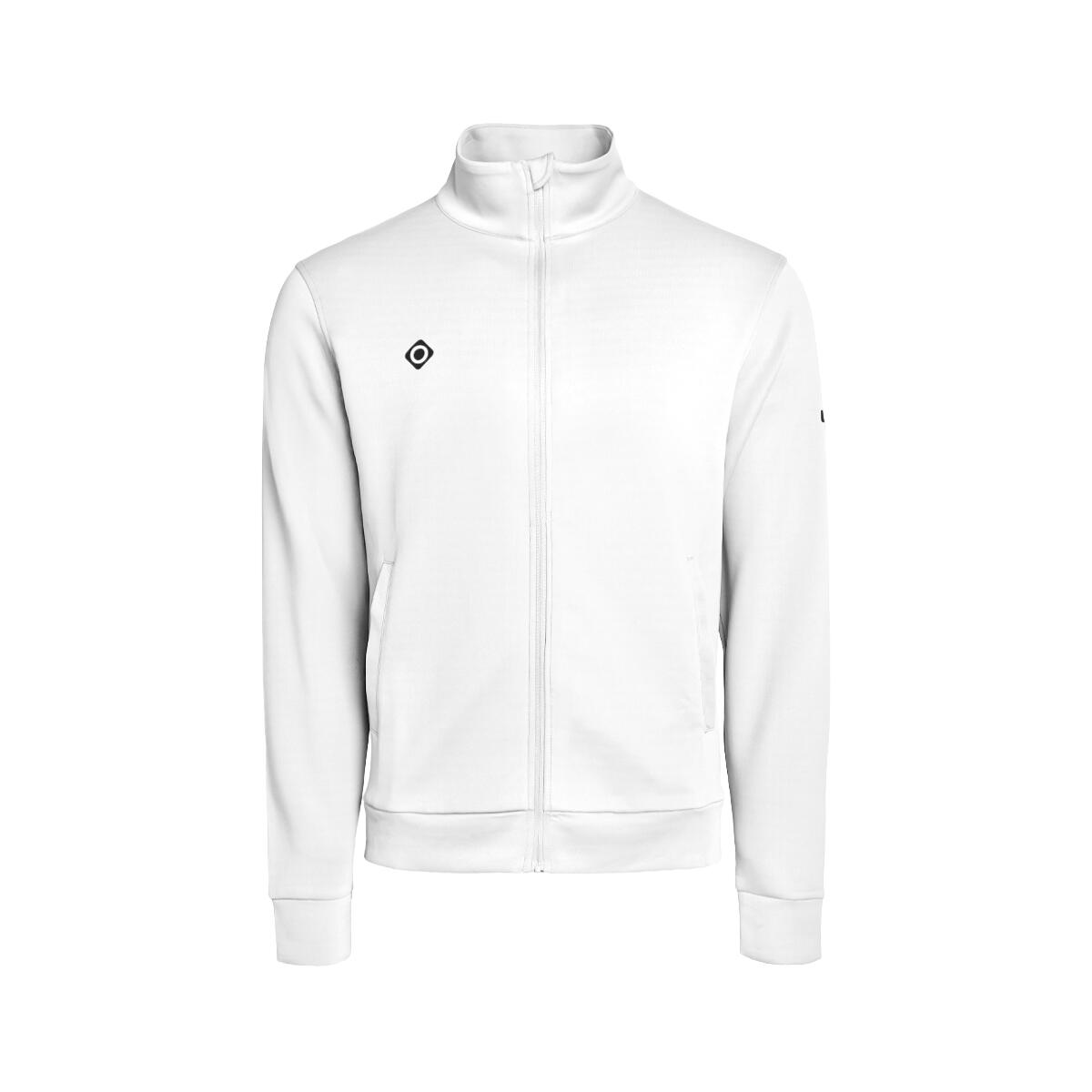 Izas - Veste De Survêtement Hommes Modena Jacket M Avec Poche Poitrine Et Style Sportif - Veste - Blanc - Decathlon