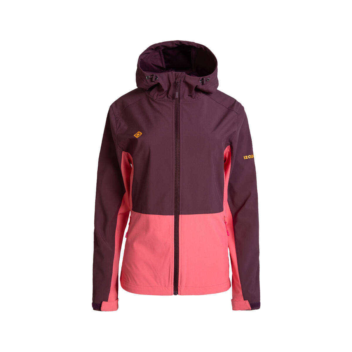 Izas - Veste Femme Lanette W Soft Shell Imperméable, Coupe-vent Et Thermique Avec Awps - Softshell - Rouge - Decathlon
