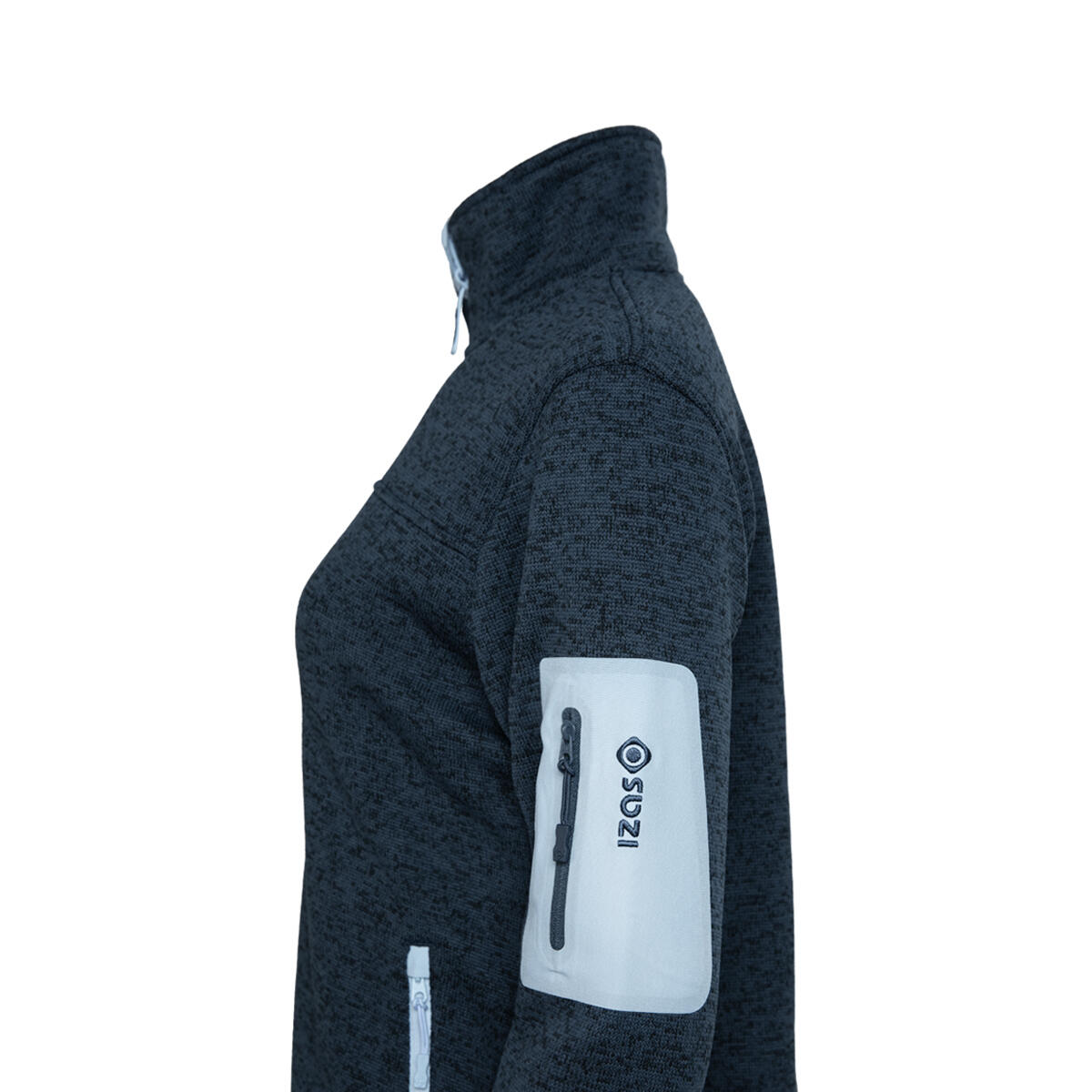 Izas Casaco térmico de malha polar SAMAUN W V3 para mulher , com gola alta e 4/4