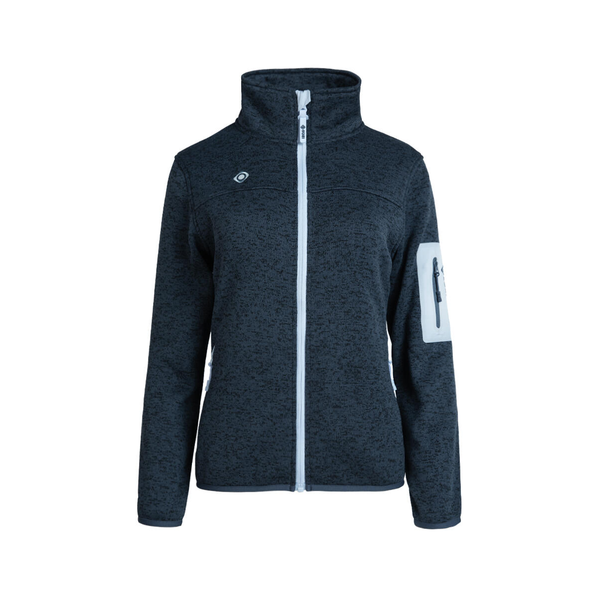 Izas - Veste Polaire Thermique Samaun W V3 Femme Avec Col Montant Et Poches Zippées - Polaire - Bleu - Decathlon
