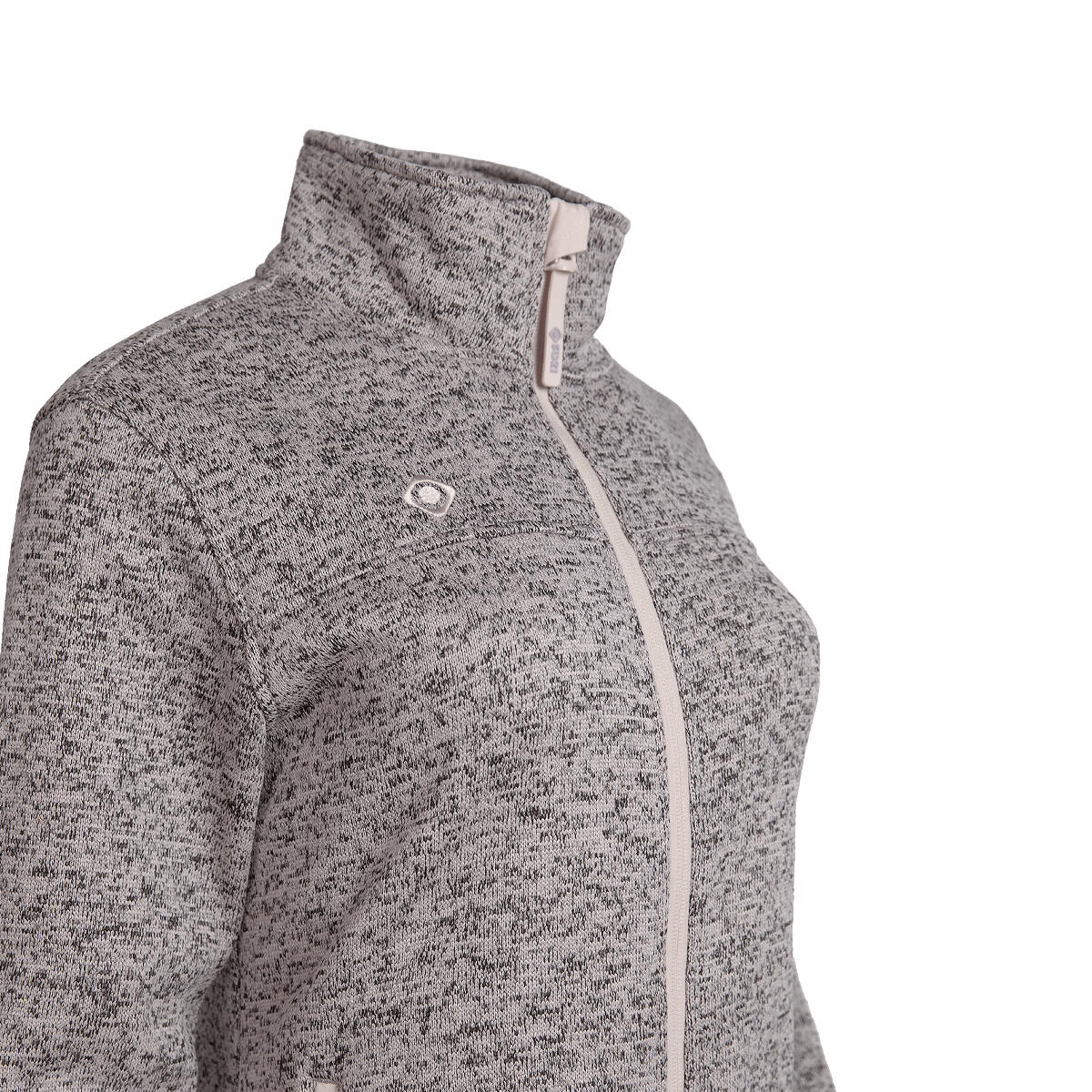 Izas Casaco térmico de malha polar SAMAUN W V3 para mulher , com gola alta e 3/4