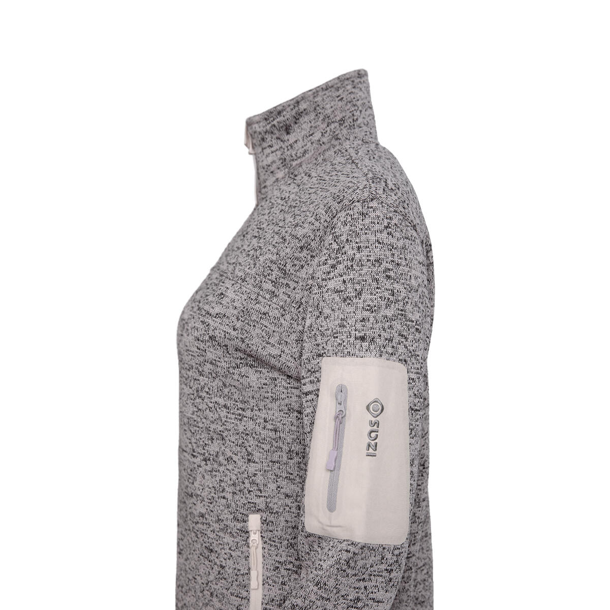 Izas Casaco térmico de malha polar SAMAUN W V3 para mulher , com gola alta e 4/4
