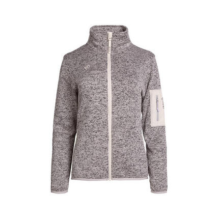 Izas Damen Strickfleecejacke SAMAUN W V3 mit Stehkragen und