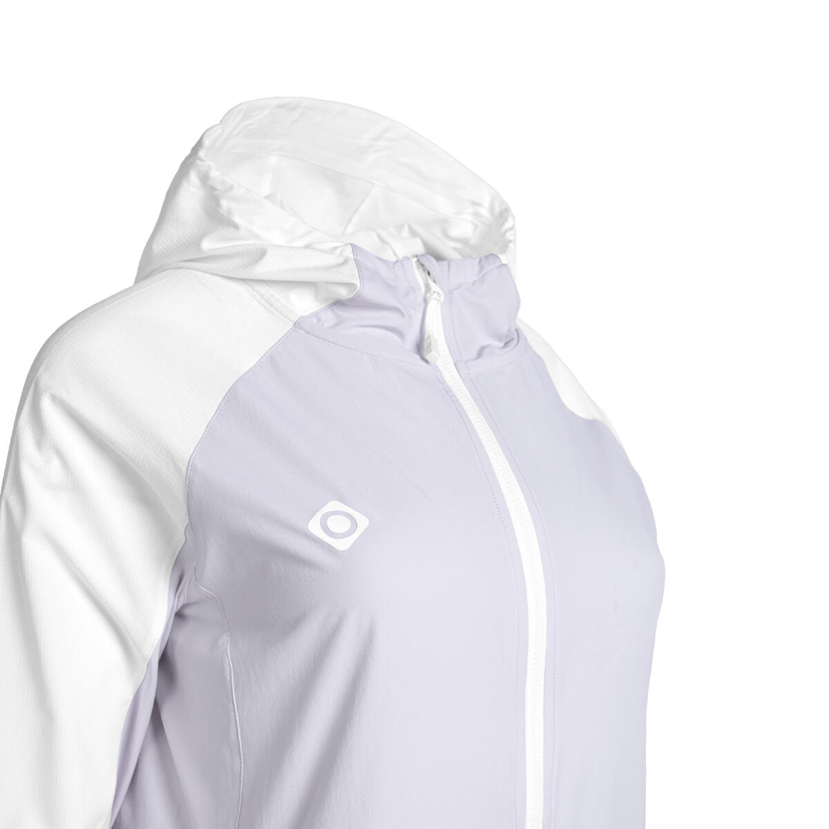 Izas Casaco leve AZUSA para mulher com capuz para corrida e trekking , ajustável 3/4