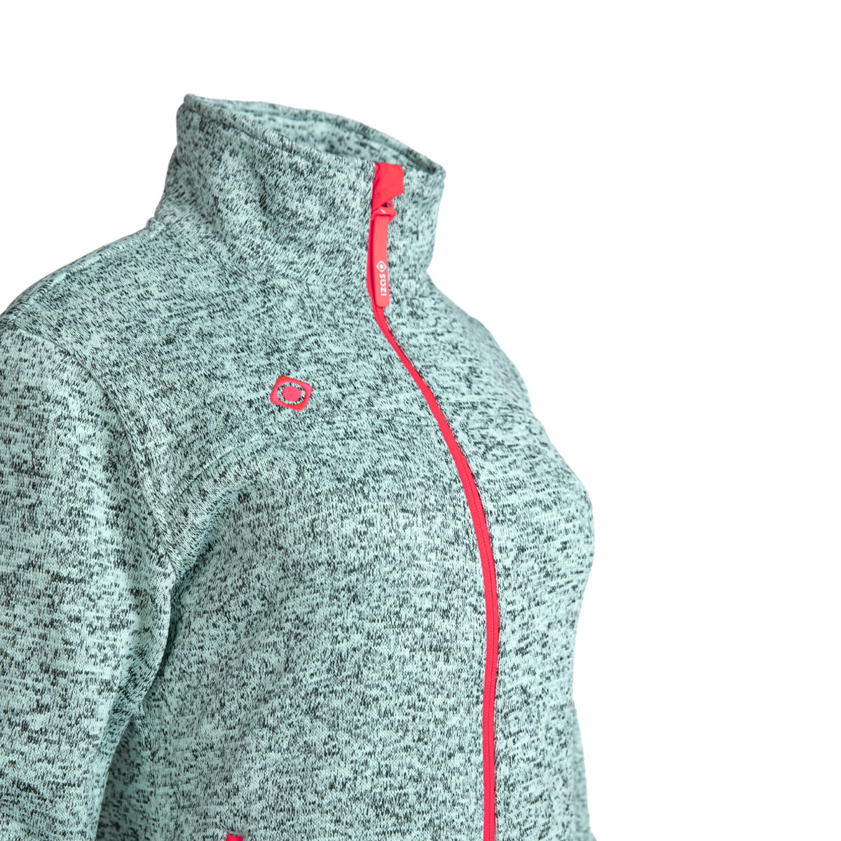 Veste polaire thermique SAMAUN W V3 femme avec col montant et poches zippées 3/4