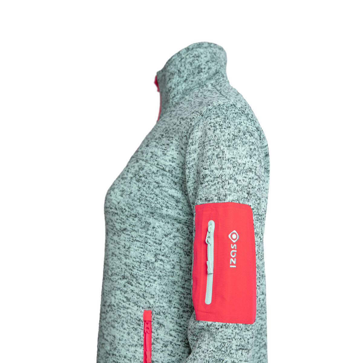 Veste polaire thermique SAMAUN W V3 femme avec col montant et poches zippées 4/4