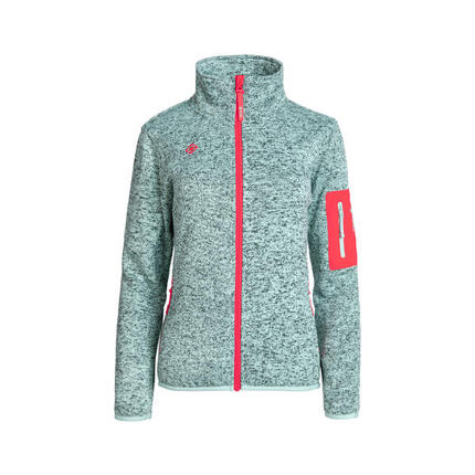 Izas Damen Strickfleecejacke SAMAUN W V3 mit Stehkragen und