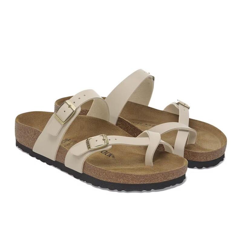 Sandales Bio Femme Birkenstock Mayari Beige 2/5