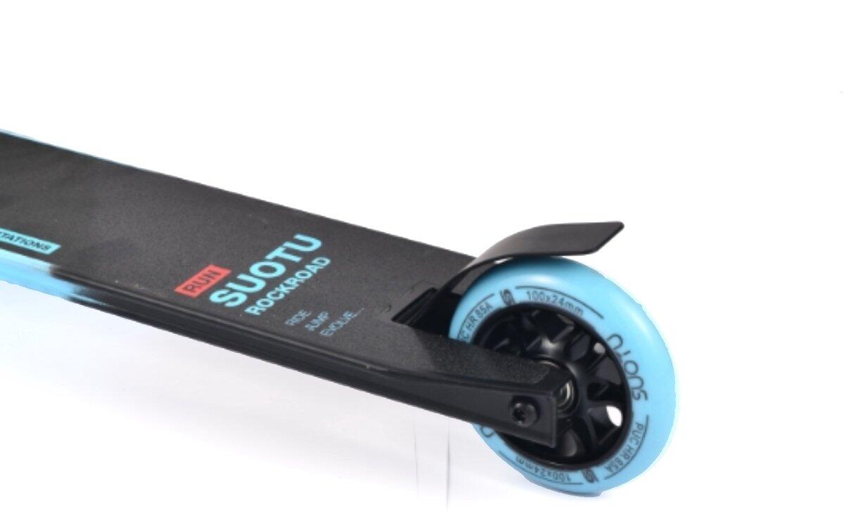 Suotu Stuntstep Zwart/Blauw 5/7