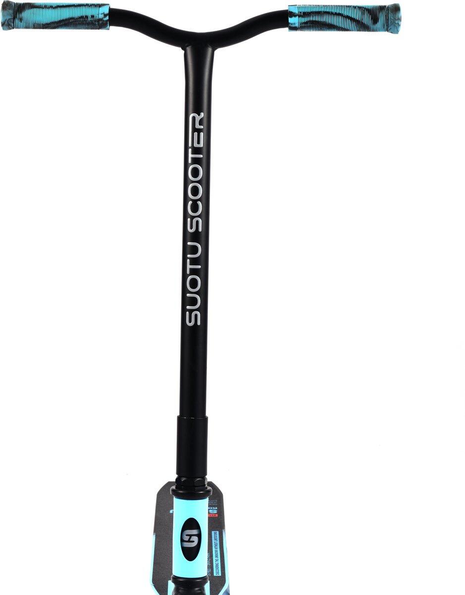 Suotu Stuntstep Zwart/Blauw 4/7