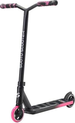 Suotu stuntstep roze/blauw/zwart