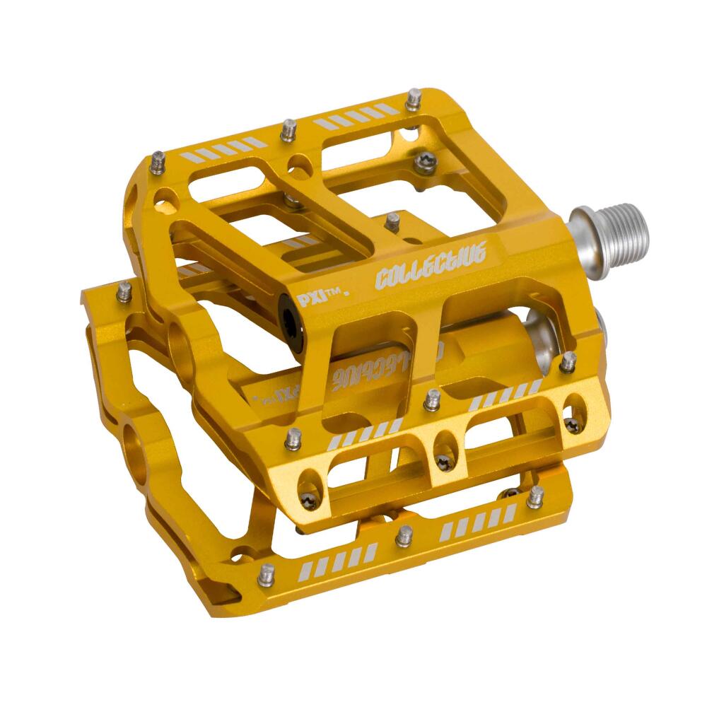 PX1 MTB Bike Pedal Set - Gold | Decathlon