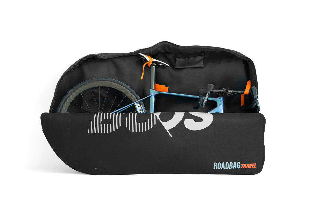 ROADBAG TRAVEL – sacca bici da corsa imbottita senza rimuovere la ruota. 1/7
