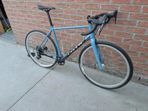 Tussen Particulieren - Stalen grindfiets maat L 2/6
