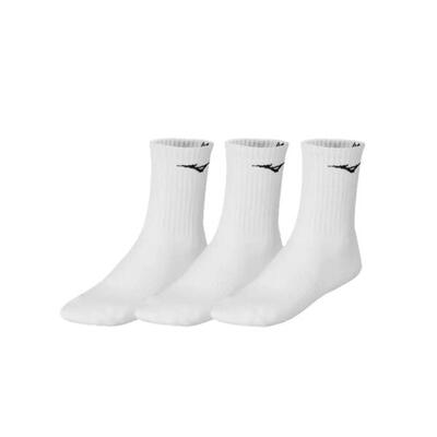 3-pack of white mizuno training socks