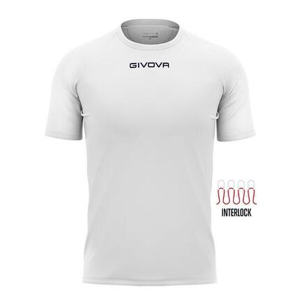 T-shirt uomo givova bianco/azzurro