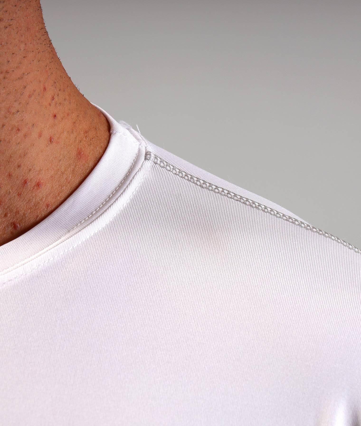 T-shirt uomo da palestra givova bianco 3/4