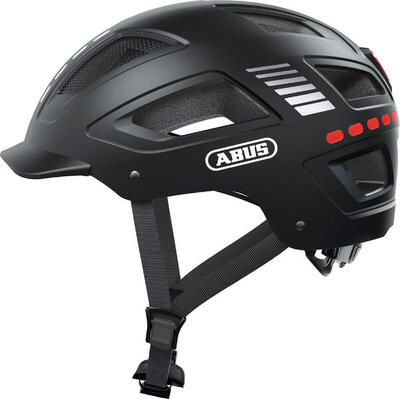 Abus hyban 2.0 led fietshelm zwart xl 58-63cm