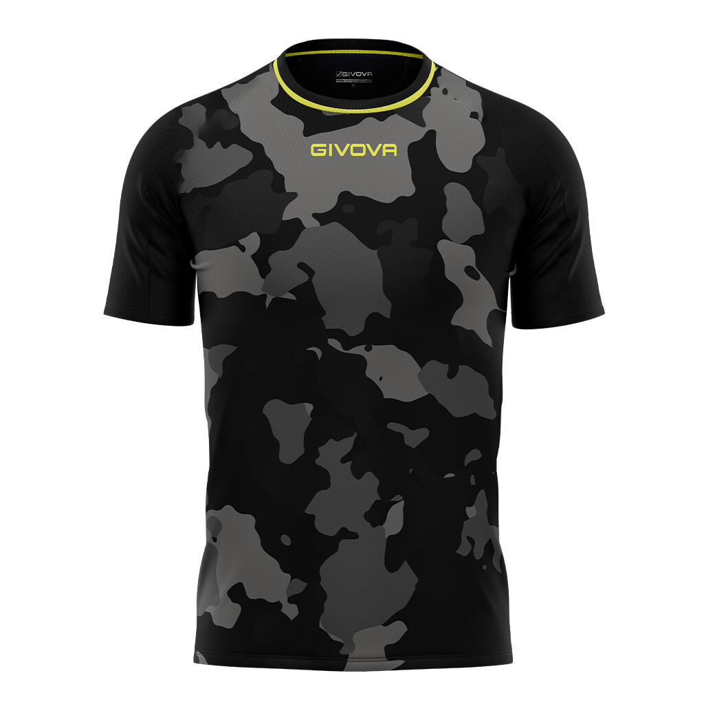 Givova Army Interlock koszulka S, szaro-zielona