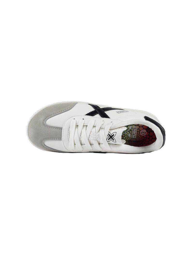 Sneakers da uomo Munich Mini astro Bianche 4/5