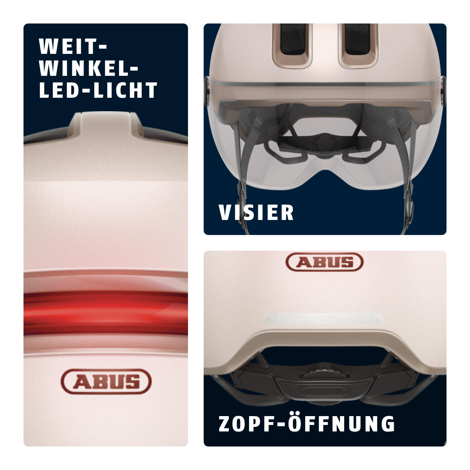 Casque vélo urbain Abus 4/7