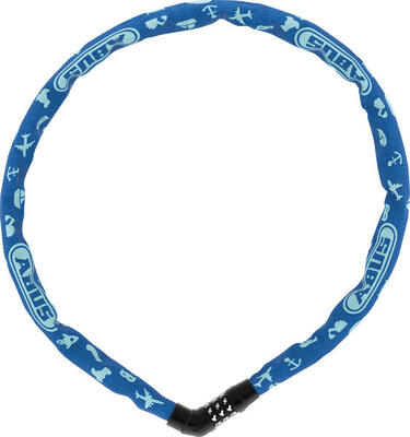 Abus 4804c 75 kettingslot - betrouwbaar fiets slot in blauw