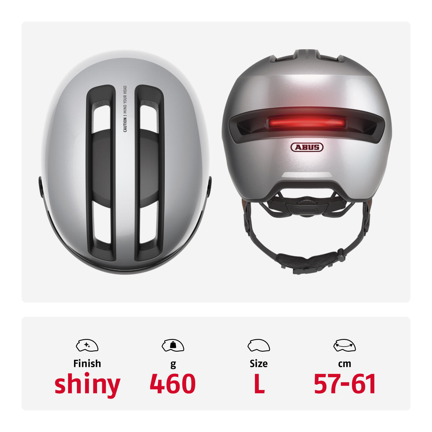 Casco de bicicleta urbana Abus 3/7