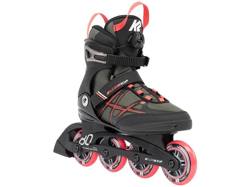 K2 SKATES K2 Alexis 80 BOA Patins Em Linha Mulher - Cinzento - 40.5