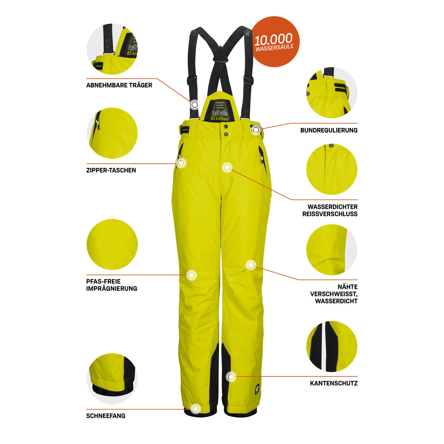 Kinder Skihose KSW 214 BYS SKI PNTS 5/6