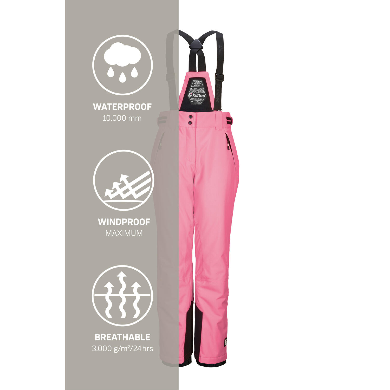 Ski-Latzhose, Mädchen Killtec KSW 213 6/6