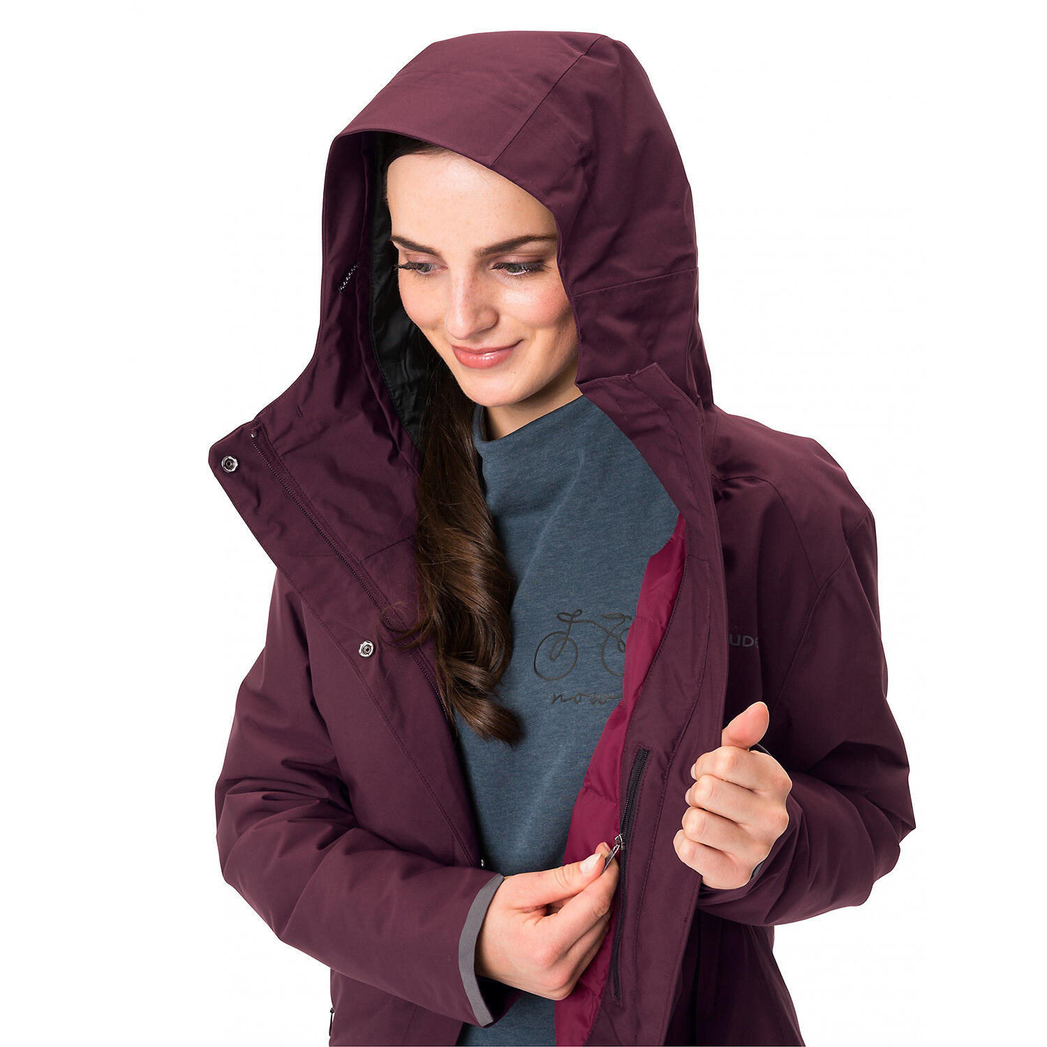 Giacca impermeabile donna VAUDE Cyclist Warm 5/6