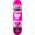 Skateboard Complete Heart Supply Quadron Logo Roz 7.75"