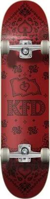 KFD Bandana Skateboard Komplettboard - 7.75" - Crimson