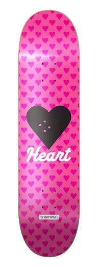 Heart Supply Vertical Flow Skateboard Deck - 8" - Pink 1/1