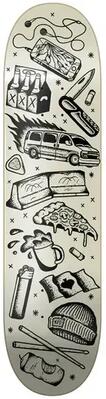 Kfd premium wallpaper skateboard deck - 8" - wallpaper