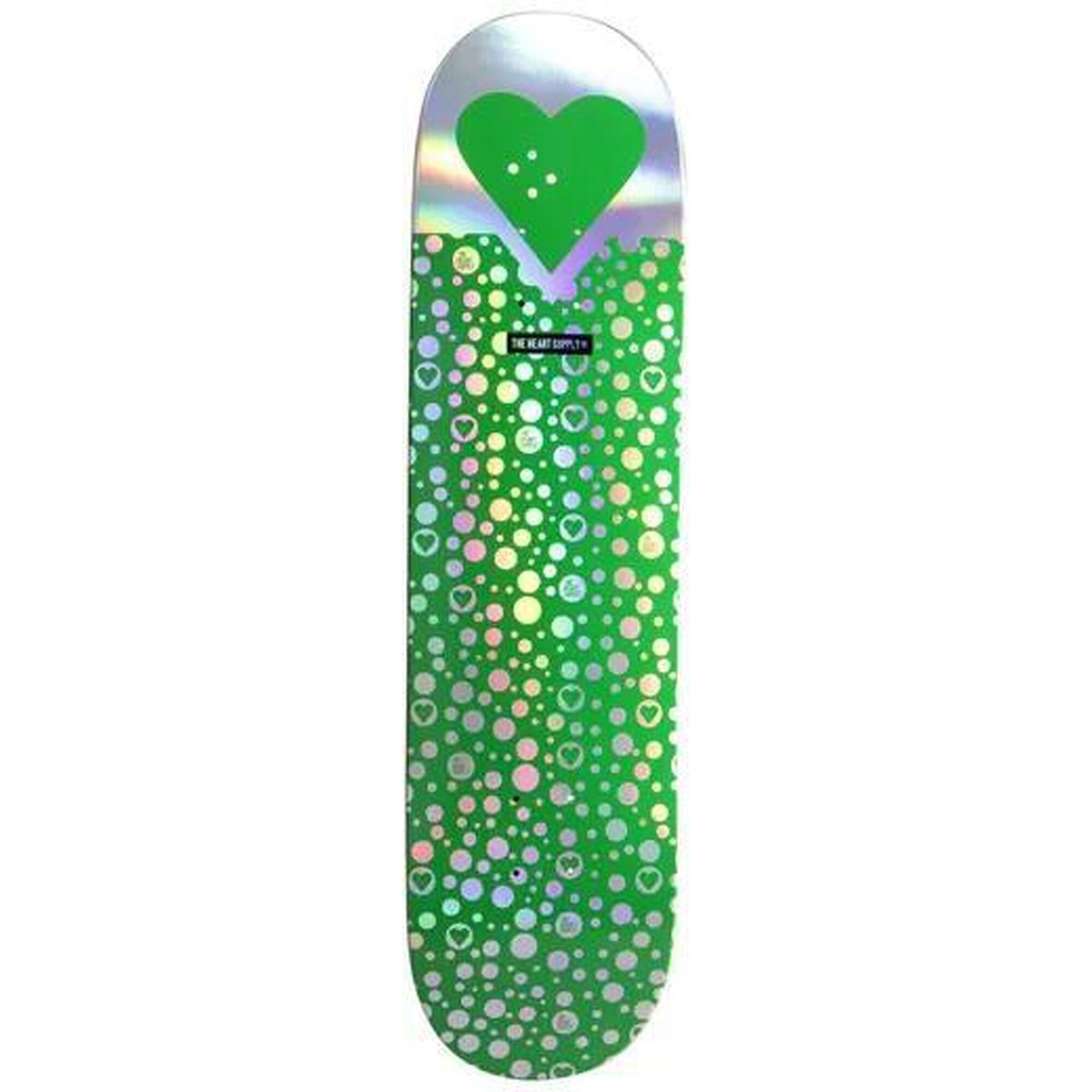 The Heart Supply - Heart Supply Upward Planche De Skate - 8" - Polkahearts - Planche De Skate - Gris|vert - 8" - Decathlon