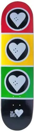 Heart Supply Squad Skateboard Deck - 8.125" - Rasta