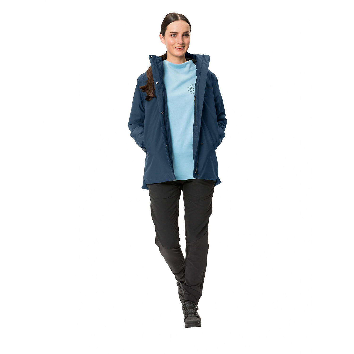 Giacca impermeabile donna VAUDE Cyclist Warm 6/7