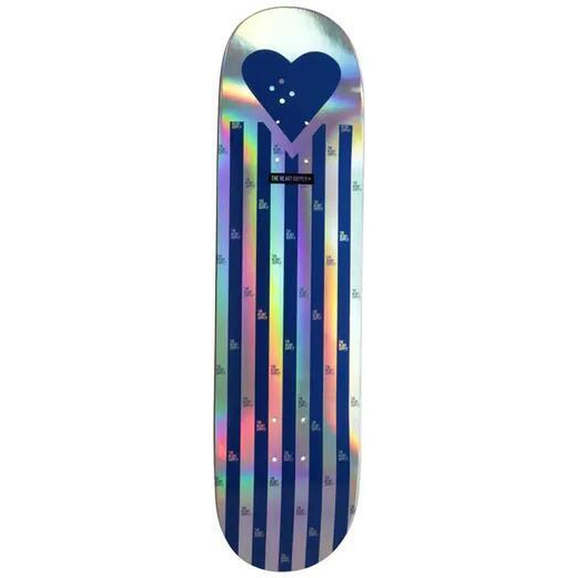 The Heart Supply - Heart Supply Upward Planche De Skate - 8.25" - Stripes - Planche De Skate - Bleu|gris - 8.25" - Decathlon