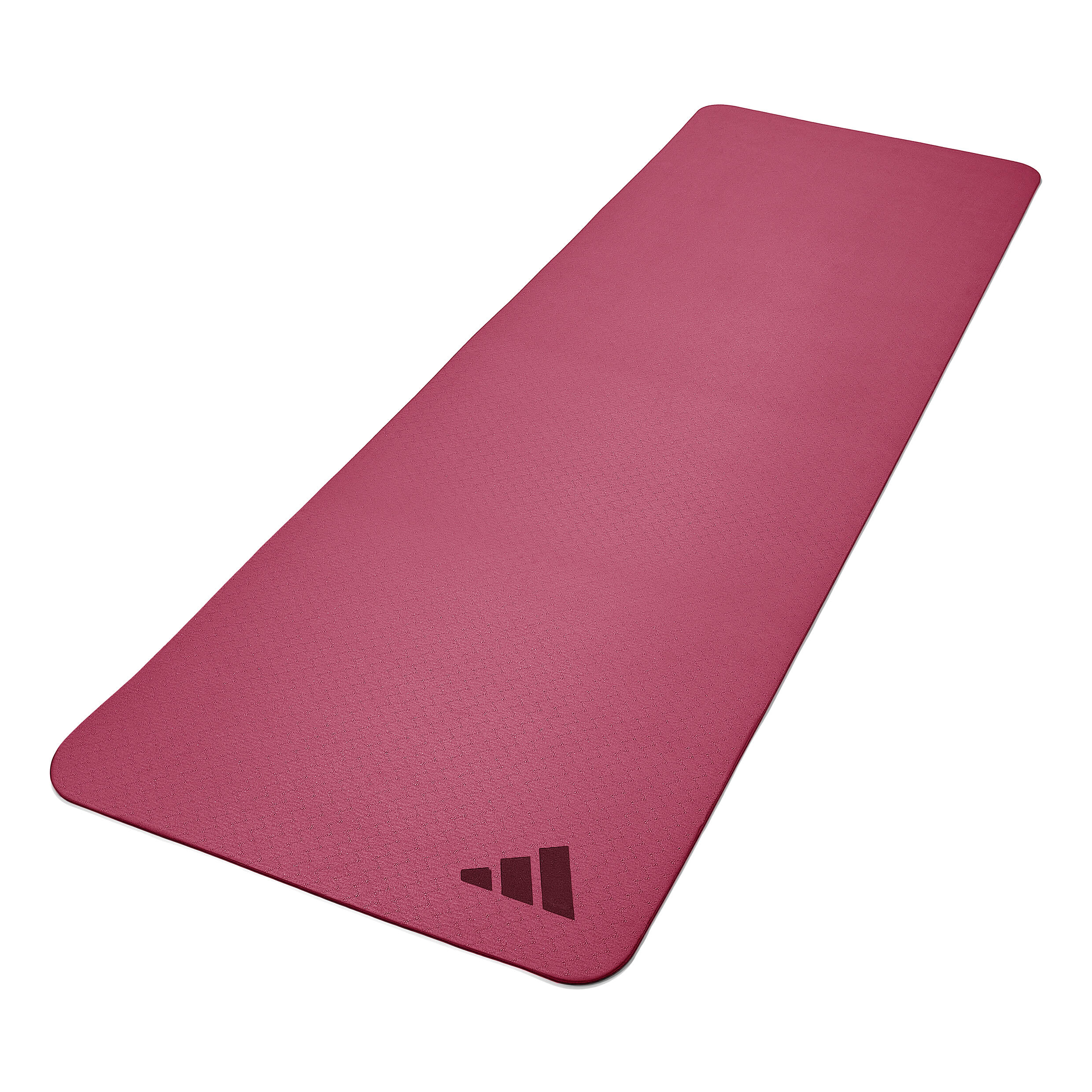 Tapis de yoga Adidas Premium, 5 mm, rouge foncé 2/5
